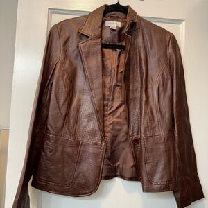 Worthington Brown Textured Women's Blazer